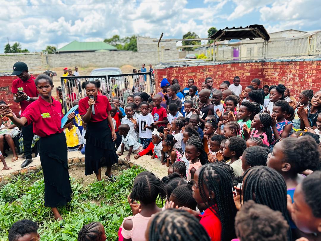Photograph from the Wusakile Community Back-to-School Outreach